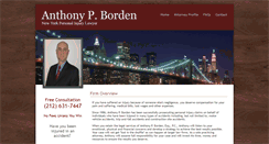 Desktop Screenshot of anthonybordenlaw.com